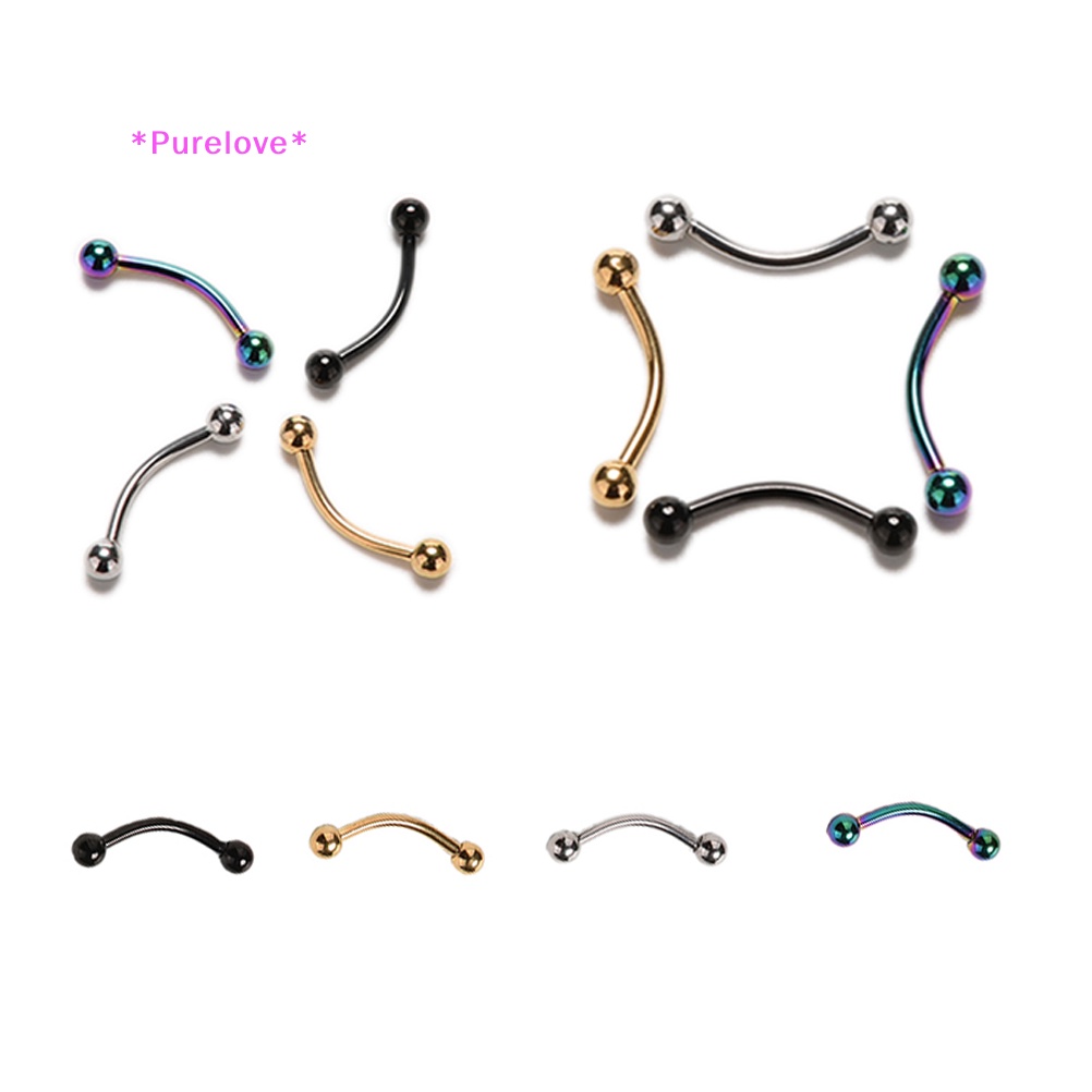 Khuyên Xỏ Lông Mày Bằng Thép Không Gỉ Cá Tính Thời Trang Mới