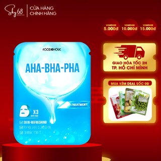 Mặt nạ giúp tẩy tế bào chết, giảm mụn foodaholic aha - bha - pha ample mask 23ml