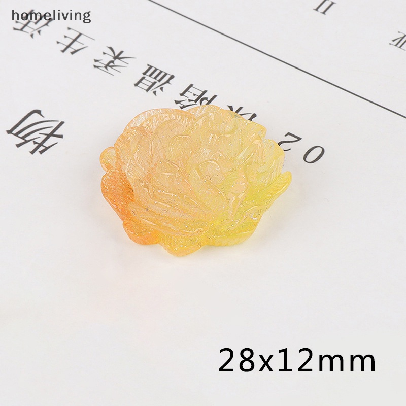 Bộ 2 Kẹp Tóc Hoa Trà Dạ Quang Xinh Xắn