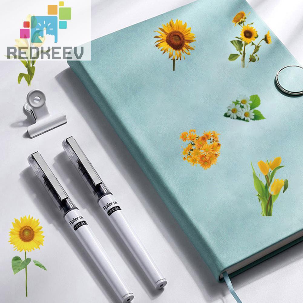 Miếng Dán Trang Trí Sổ Tay Hình Hoa Hướng Dương Nhiều Màu Xinh Xắn Cho Bé