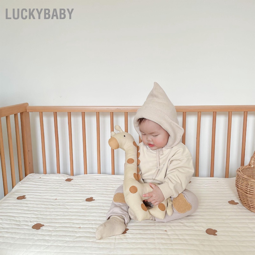 Thú bông vải organic Cho Bé - Đồ Chơi Nhồi Bông Vải Hoạt Hình hươu con gà vịt Dễ Thương Cho trẻ em - LUCKYBABY