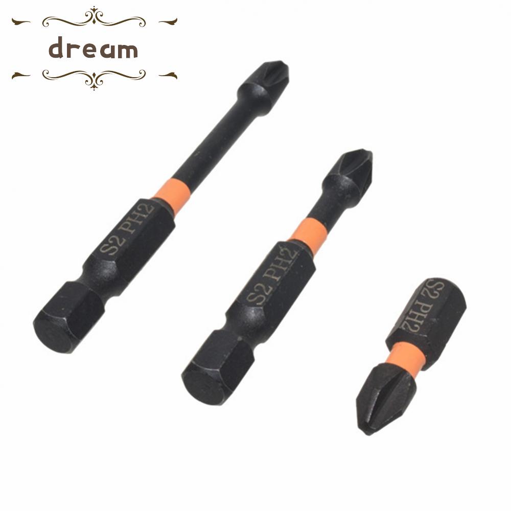【DREAMLIFE】Screwdriver Bit 1pc Alloy Steel Not Easy To Rust 1/4Inch Hex Impact Bit