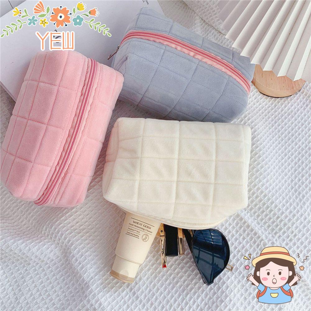 Túi Đựng Bút Đa Năng Phủ Lông Phong Cách Hàn Quốc Xinh Xắn Cho Nữ