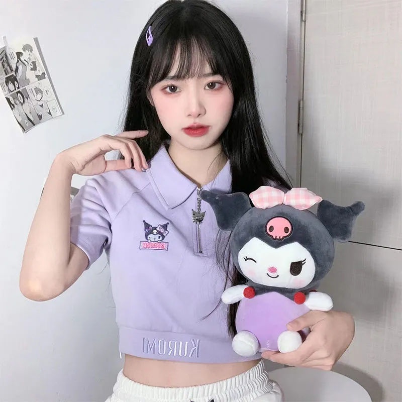 Áo polo Ngắn Tay Dáng Rộng Thời Trang Mùa Hè Nhật Hàn Dành Cho Nữ