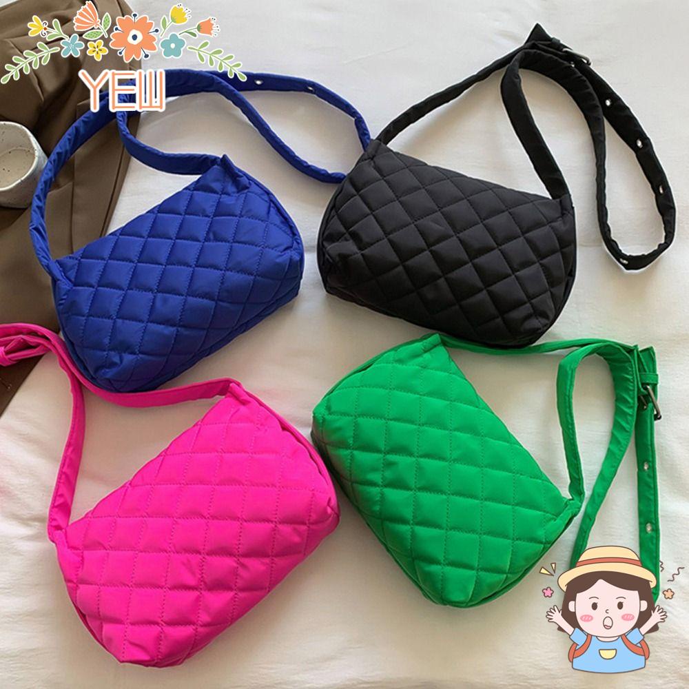 Túi Messenger Đeo Vai Mùa Đông Có Đệm Cotton Và Khóa Kéo