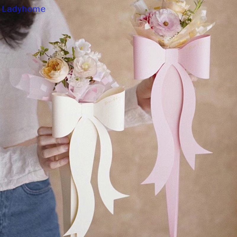 Hộp Quà Tặng Đựng Hoa Hồng Thắt Nơ Xinh Xắn Cho Nữ