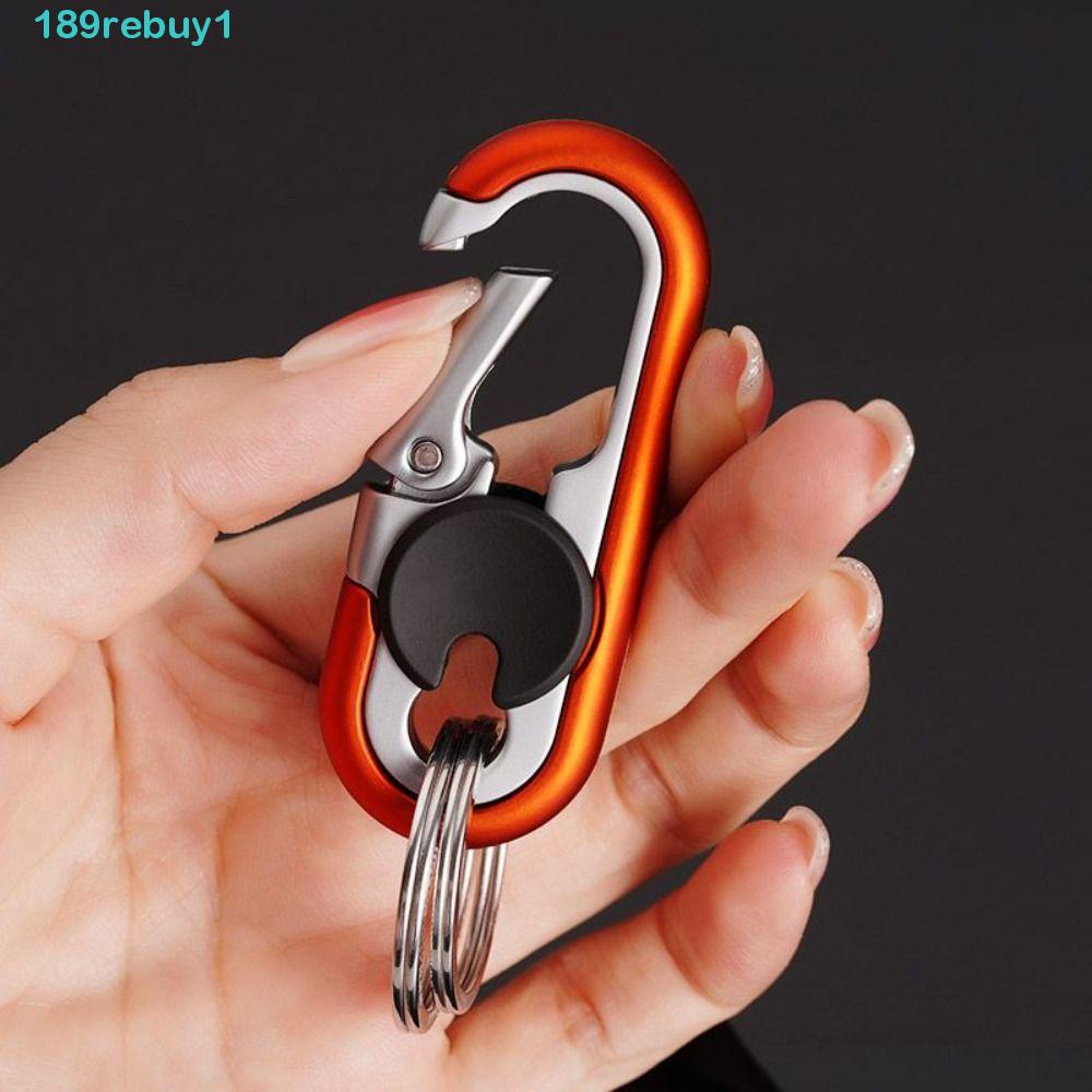 Giá Đỡ Chìa Khóa Xe Hơi Bằng Kim Loại Hai Vòng Nhẫn REBUY1