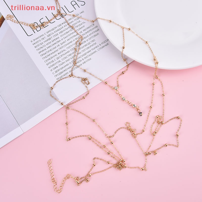 Dây Xích Đeo Cơ Thể Bằng Kim Loại Phong Cách Quyến Rũ Cho Nữ