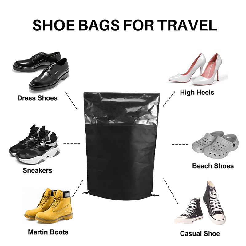 Set 24 Túi Đựng Giày Chống Nước Tiện Lợi Khi Đi Du Lịch