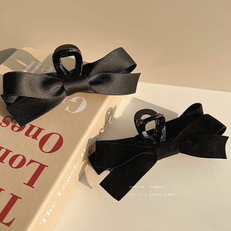 Đen Kẹp Tóc Hình Chiếc Nơ Xinh Xắn Cho Nữ
