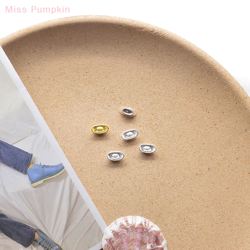 Bộ 3 Mô Hình Trang Trí Nhà Búp Bê Mini Bằng Đồng Xu Vàng