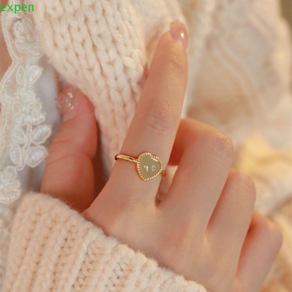 Nhẫn Hở Bằng Kim Loại Kiểu Dáng Cổ Điển Dễ Thương|Nhẫn Unisex Thiết Kế Độc Đáo Cá Tính