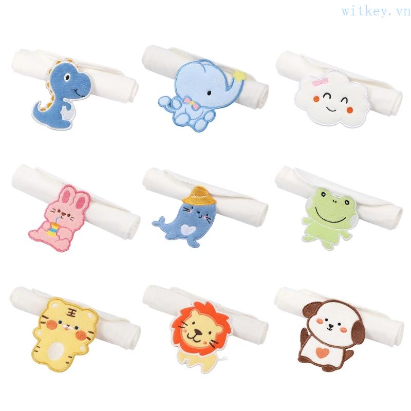 Khăn Cotton Lau Mồ Hôi Sau Lưng Cho Bé 0-4 Tuổi