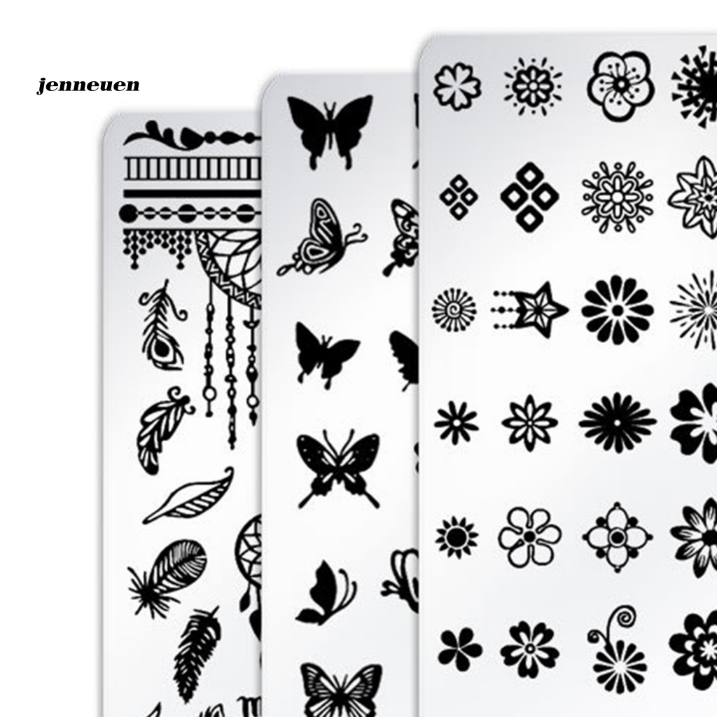 Khuôn Dập Nổi Trang Trí Móng Tay Hình Hoa Lá Sáng Tạo Cho Nữ