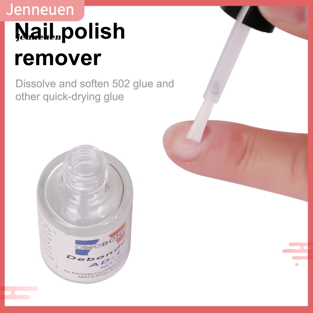 Dung Dịch Tẩy Sơn Móng Tay Giả 10ML Thiết Kế Đơn Giản Tiện Dụng