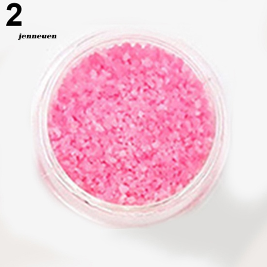 1 Hộp Bột Dạ Quang Lấp Lánh Trang Trí Móng Tay Nghệ Thuật