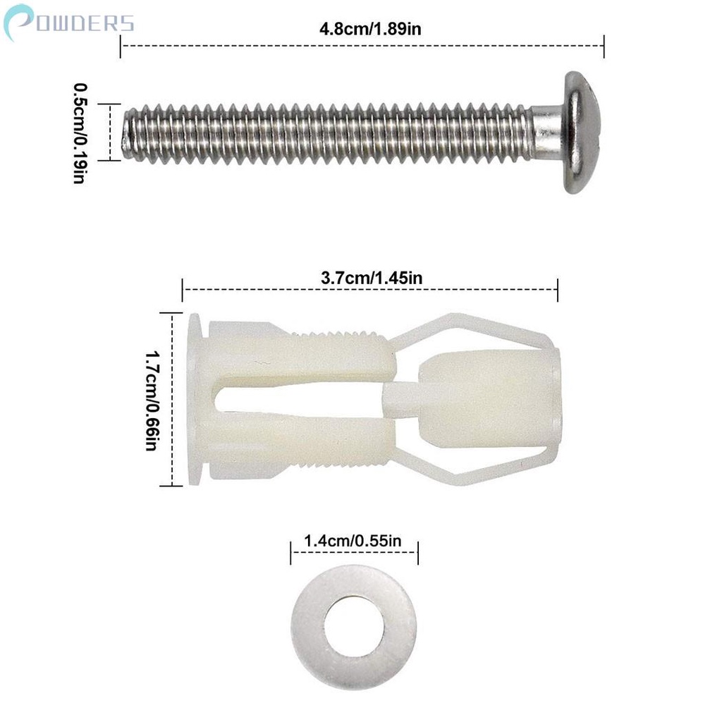 Đai Ốc Nối Dài Bệ Ngồi Toilet Bằng Nylon