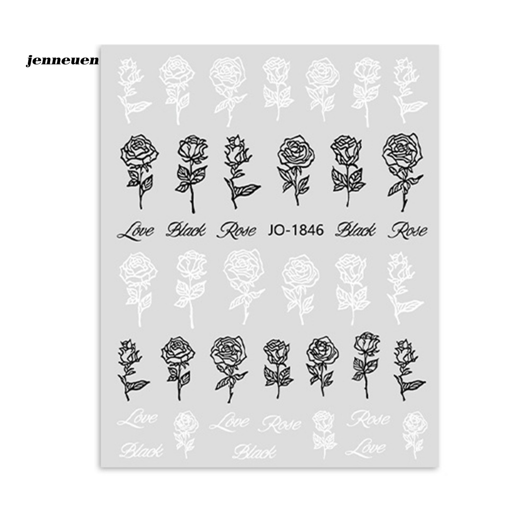 Miếng Dán Trang Trí Móng Tay Hình Dây Leo Siêu Mỏng