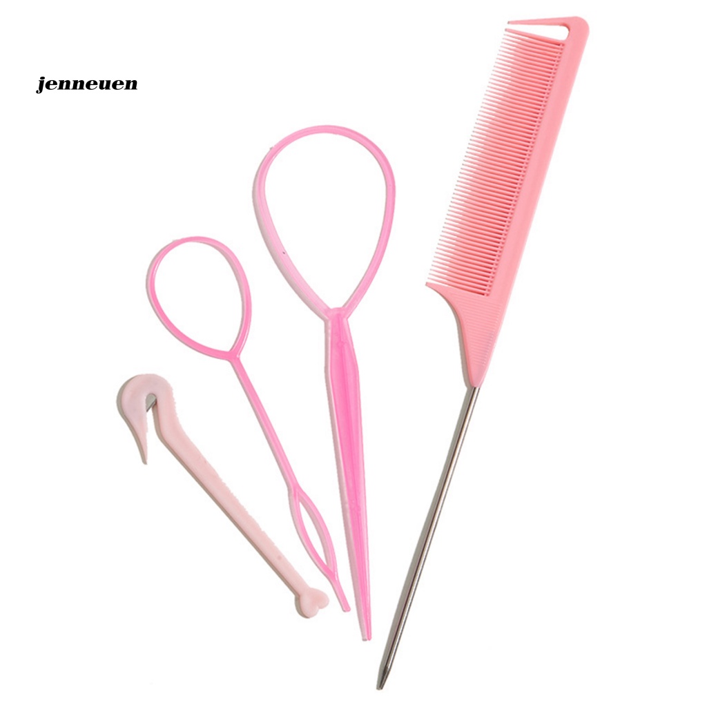 1 Bộ Lược Kẹp Tóc Tạo Kiểu Đa Năng Nhỏ Gọn Cho Salon