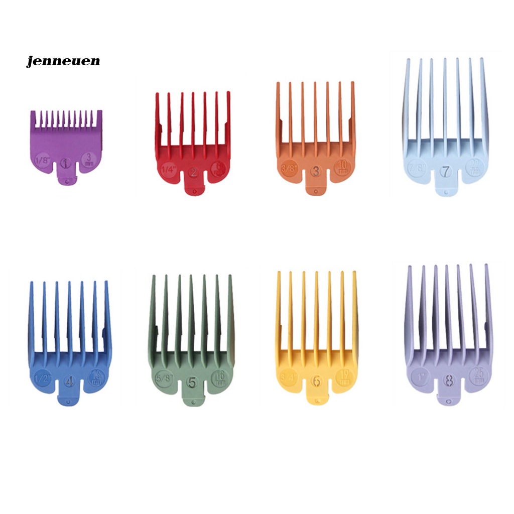 Bộ 8 Lược Chải Tóc Chuyên Nghiệp Chống Mòn Bằng Nhựa Cho Nam Giới