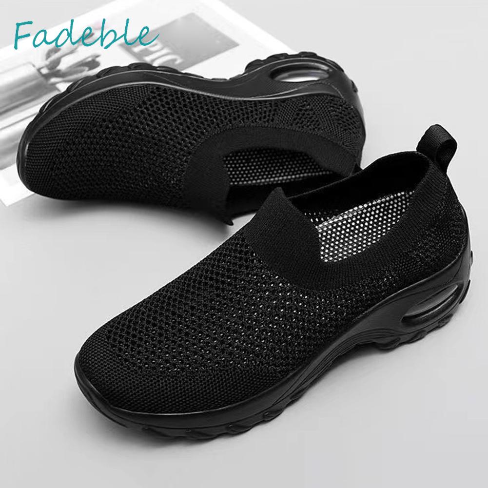 Giày Thể Thao Đế Chống Sốc Trọng Lượng Nhẹ Thoáng Khí Thời Trang Mùa Hè Dành Cho