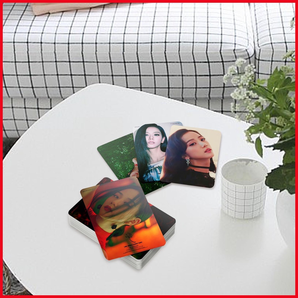 Set 55 Tấm Thẻ Ảnh Lomo Hình Nhóm Nhạc Kim Jisoo