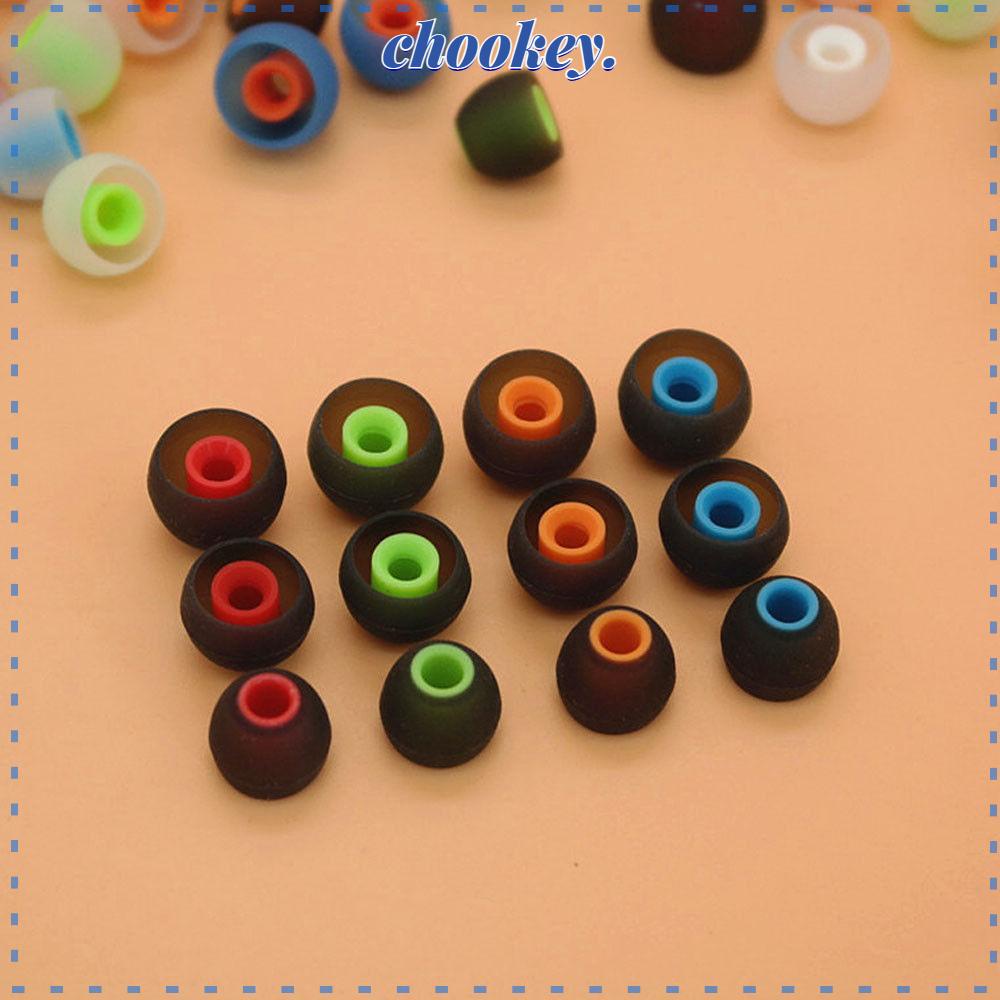 Set 12 Nút Tai Nghe Nhét Tai Bằng Silicon Mềm 3.8mm