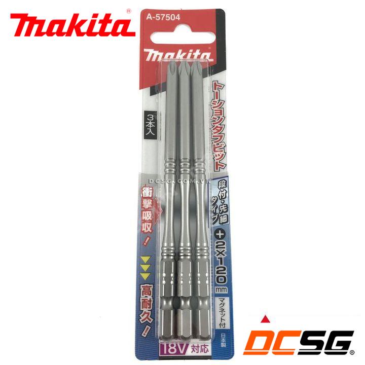 Mũi vít 1 đầu PH2x120mm Makita A-57504 | DCSG