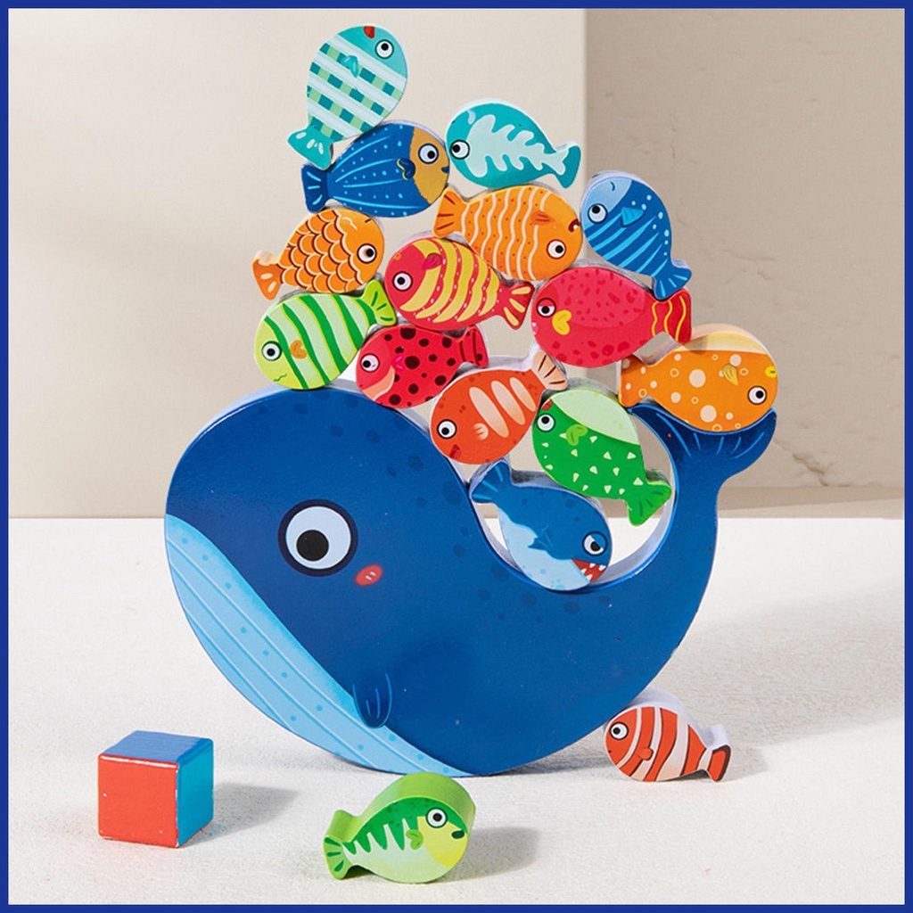 Bộ Trò Chơi Xếp Chồng Cân Bằng Hình Động Vật Vui Nhộn Cho Bé