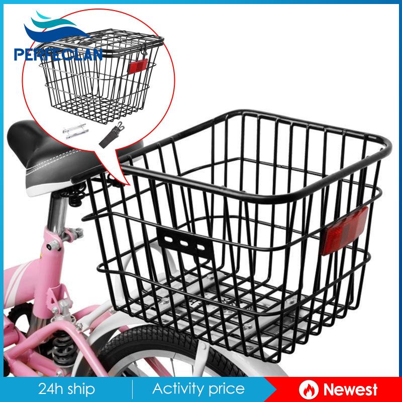 Giỏ Đựng Đồ Dùng Màu Đen Thiết Kế Nhỏ Gọn Tiện Dụng Cho Xe Đạp Leo Núi / Cắm Trại