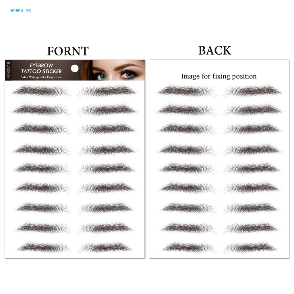 Bộ Thước Kẻ Lông Mày Dùng Một Lần Chống Thấm Nước Chuyên Nghiệp