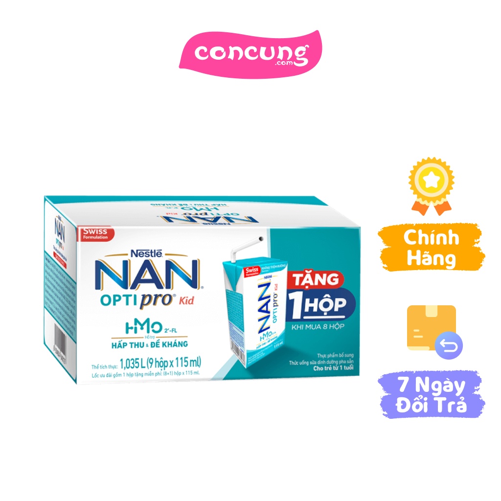 Thực phẩm bổ sung Nestlé NAN OPTIPRO Kid 115ml (8+1)