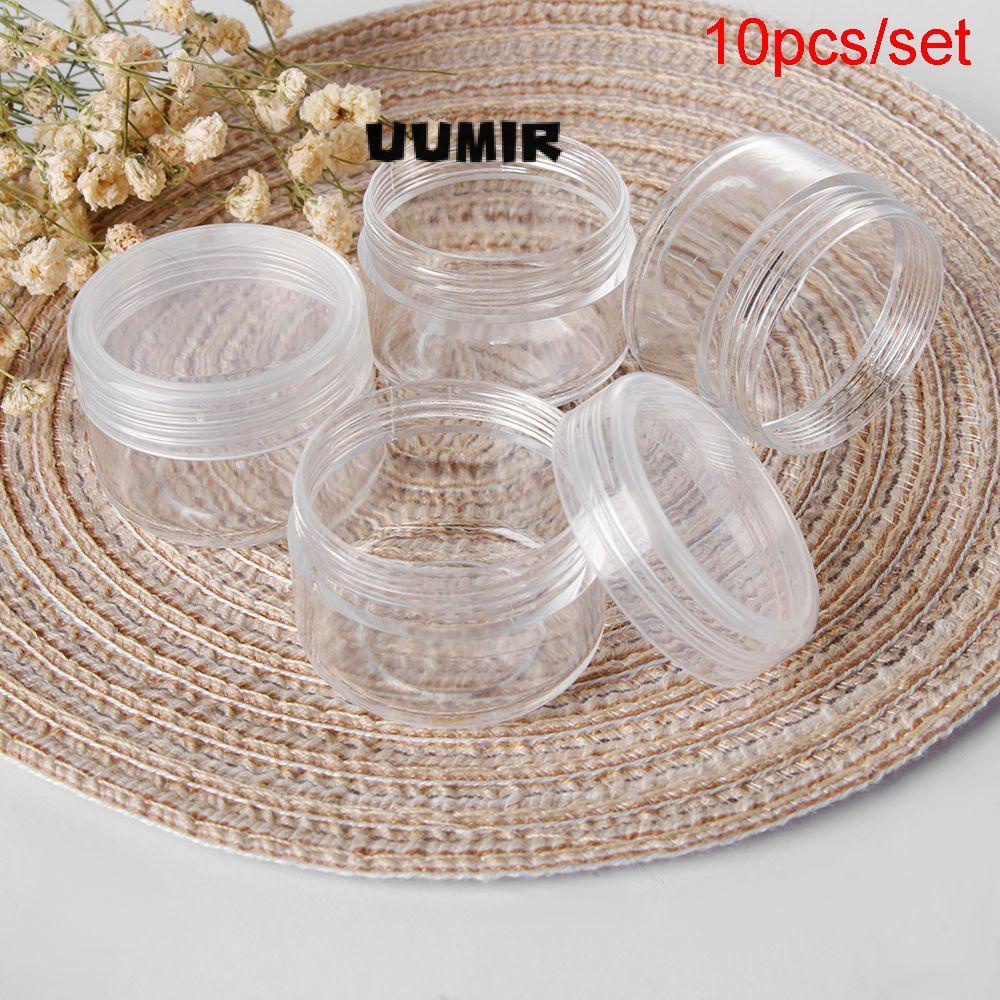 Set 10 Hộp Rỗng Trong Suốt Đựng Mẫu Thử Mỹ Phẩm Tiện Dụng