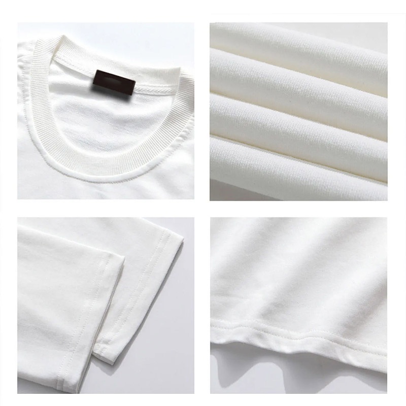 Áo Thun Tay Ngắn Cổ Tròn Dáng Rộng Thời Trang Cá Tính Cho Nam