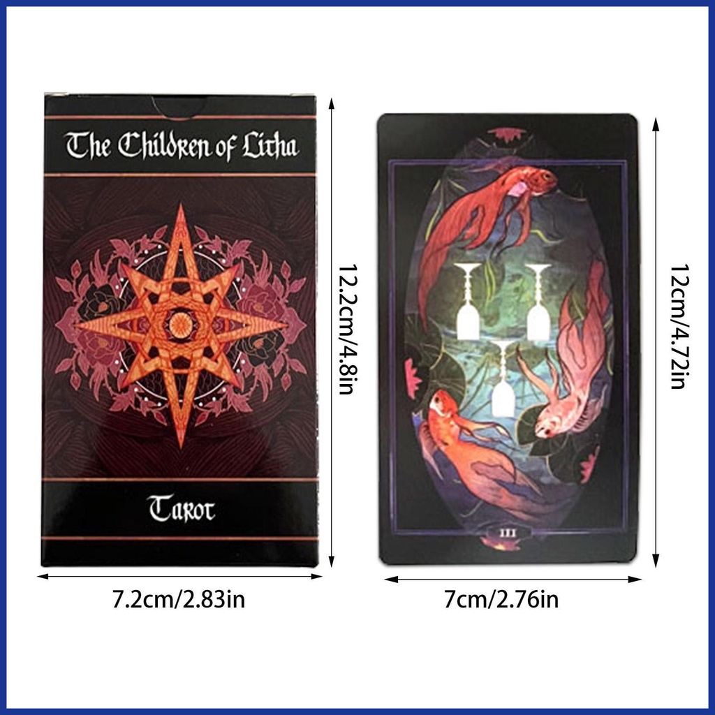 Bộ Bài Tarot 78 Lá 12X7cm