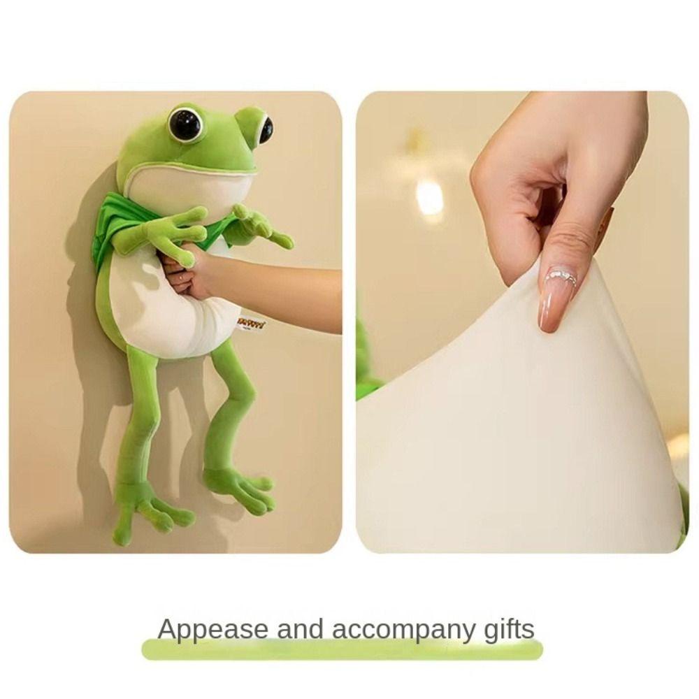 Ếch Nhồi Bông Mềm Mại Thoải Mái Dùng Trang Trí Nhà Cửa