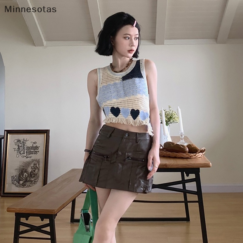 Áo Dệt Kim Sát Nách Cổ Tròn Thêu Họa Tiết Thời Trang Mùa Hè Cho Nữ