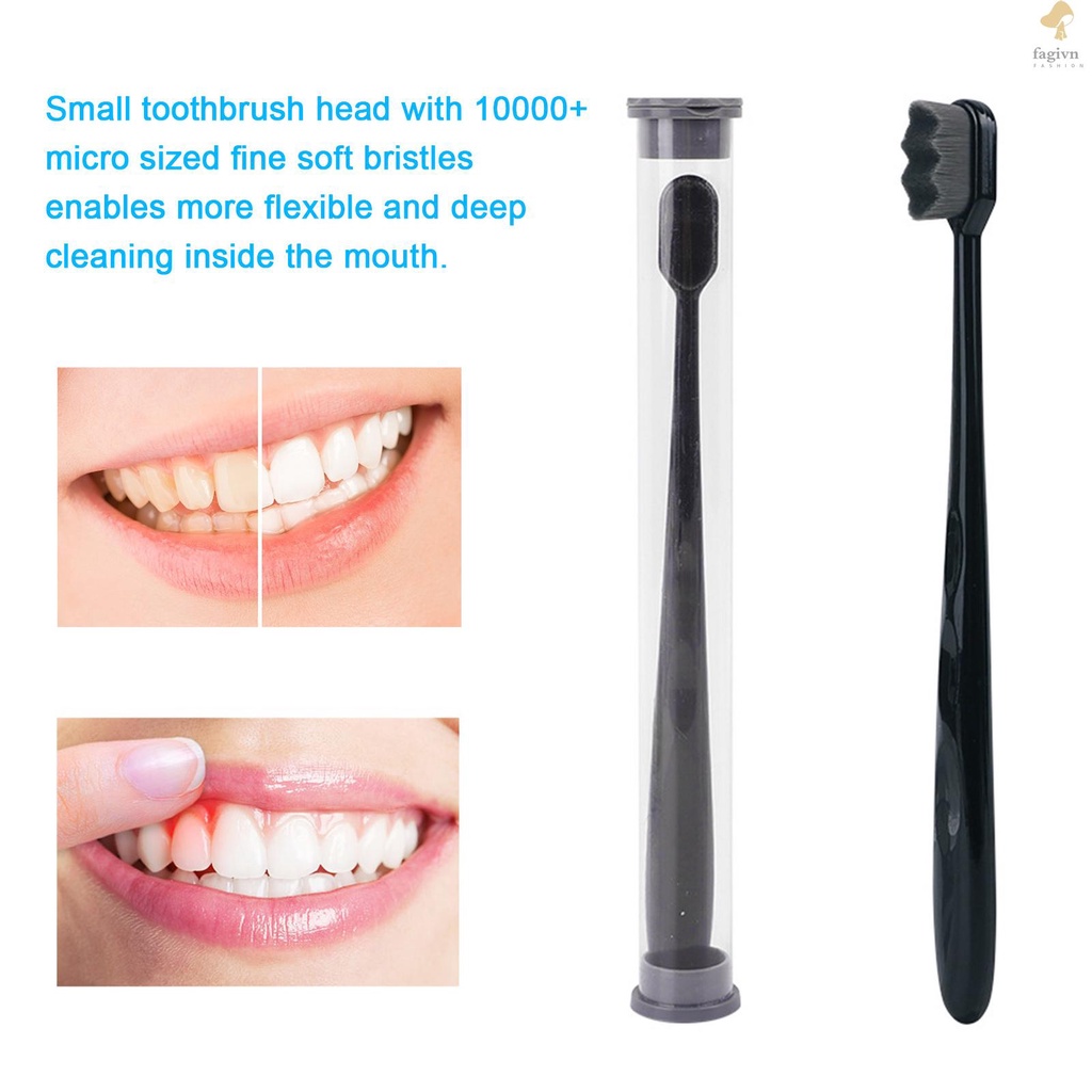 Bàn Chải Đánh Răng Nano 10000 + Siêu Mềm Làm Sạch Sâu Cho Người Lớn