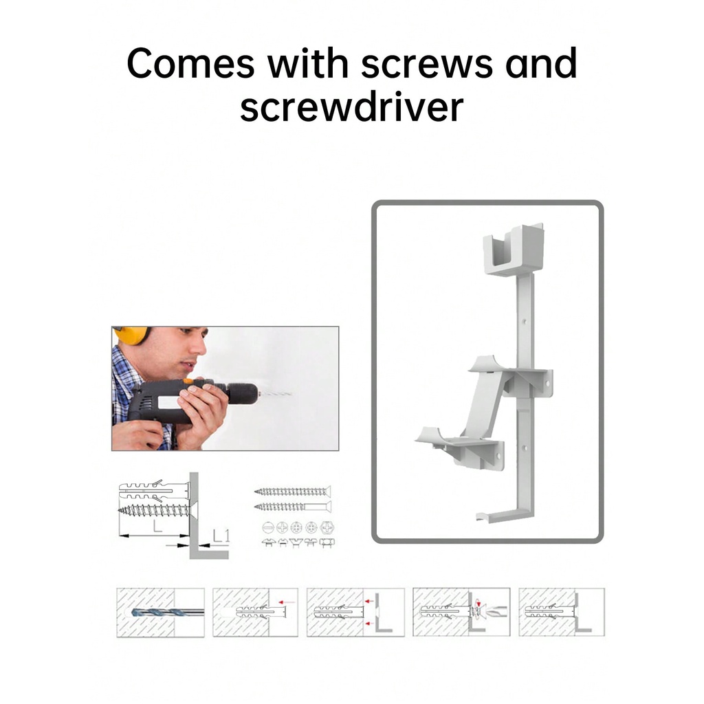 Móc Treo Tai Nghe Chụp Tai Trắng Cho PS5 / PS4 / Xbox / Switch Tay Cầm Chân Đế Giá Treo Đỡ Tai Nghe Móc Dán Tường Thiết Kế Sang Trọng Máy Tính GAMING Cao Cấp