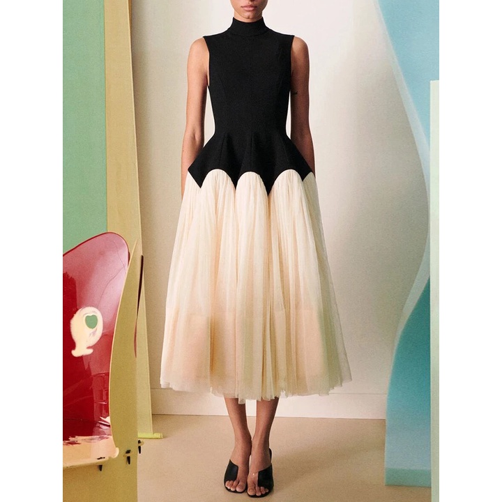 Đầm Maxi Phong Cách Retro 20237