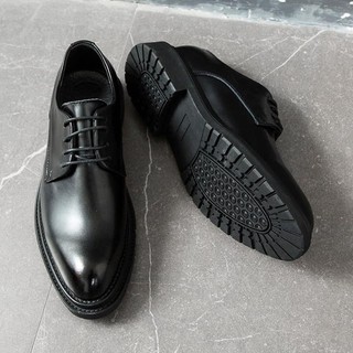 Giày tây oxford nam công sở da bò thật cao cấp tăng chiều cao
