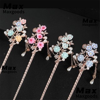 Trâm cài tóc hình hoa phong cách Trung Hoa cổ điển thời trang cho nữ