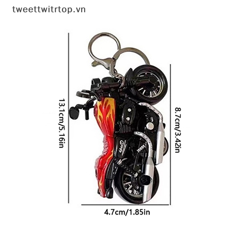 1 Móc Khóa Mô Hình Xe Mô Tô Mini Dễ Thương