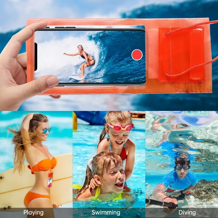 Túi Đựng Điện Thoại Chống Thấm Nước Thông Dụng Cho iPhone 13 X XS Max 8 7 Samsung S10 Xiaomi