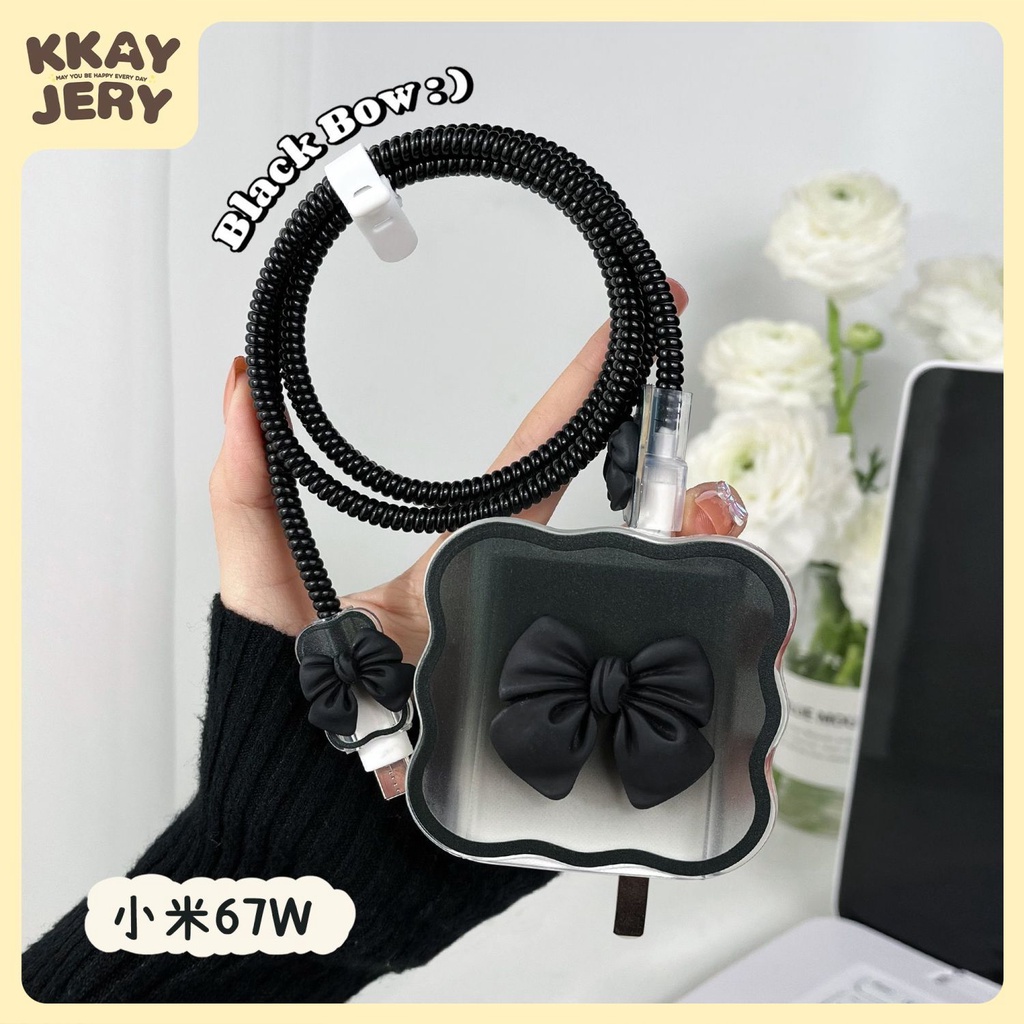 Bộ phụ kiện bảo vệ củ sạc và cáp sạc cho XIAOMI 67W  33W redmi note 12 / 11 / 11 pro / 12 pro / 13 / pro / k60 / k50 MDY-11-EZ / MDY-14-E / MDY-12-EH