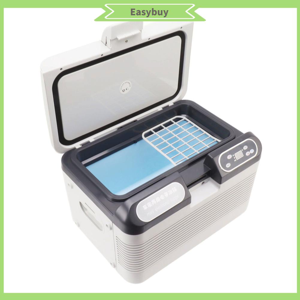 Easybuy Tủ lạnh ô tô Nhôm ABS 12L Portable RV Electric Cooler đông cho cắm trại và sử dụng tại nhà