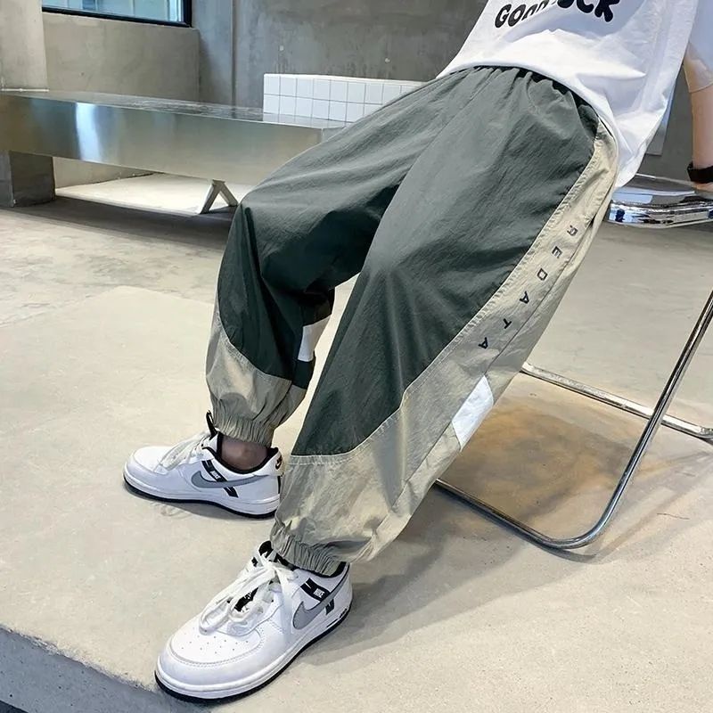 Quần Dài Thể Thao Rộng Rãi Phong Cách Hàn Quốc Mới 2023 Dành Cho Bé Trai