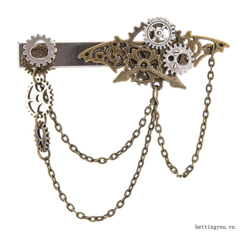 Kẹp Tóc Dạng Chuỗi Tua Rua Phong Cách Steampunk Cổ Điển