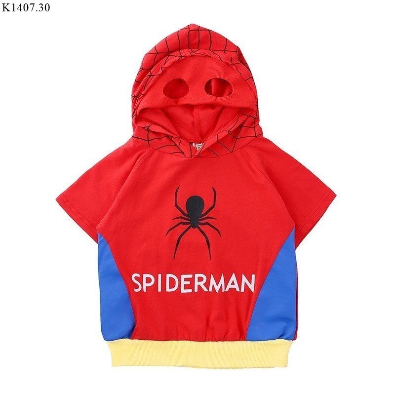 Áo siêu nhân bt có mũ