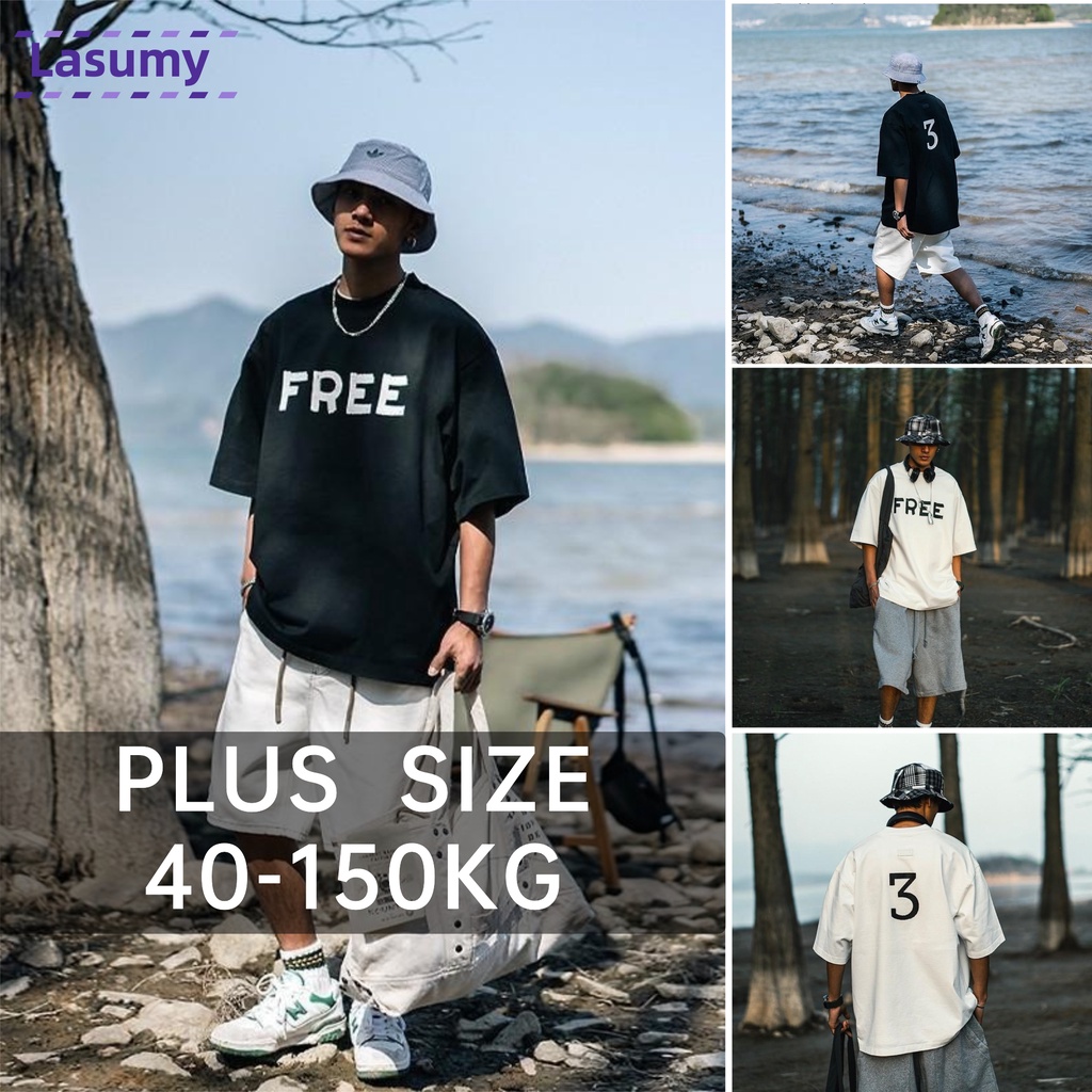 Áo Thun Cotton Tay Lửng Plus Size > Thời Trang Mùa Hè Cho Nam